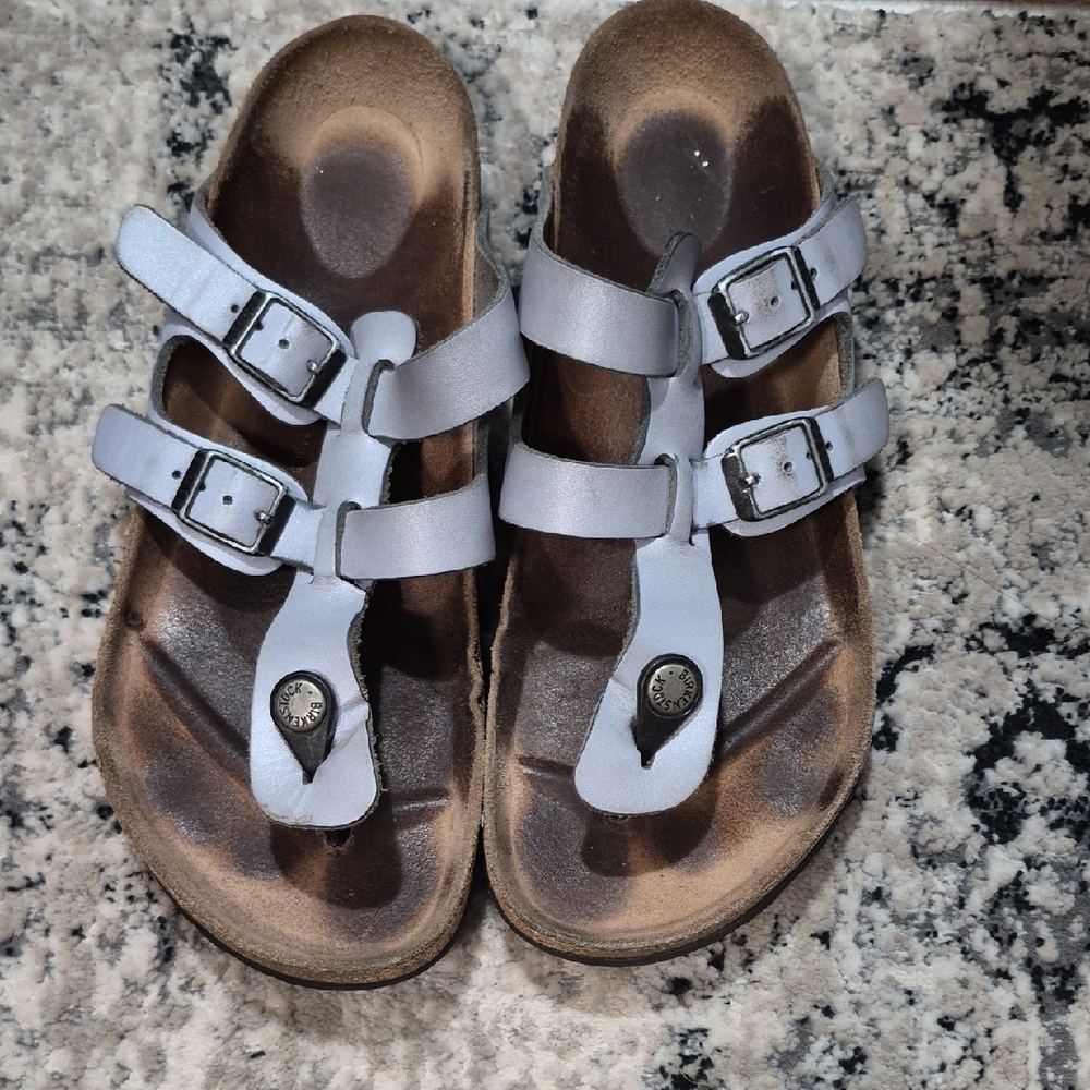 Birkenstock Sparta Sandals Blue/Gray Size EU 39